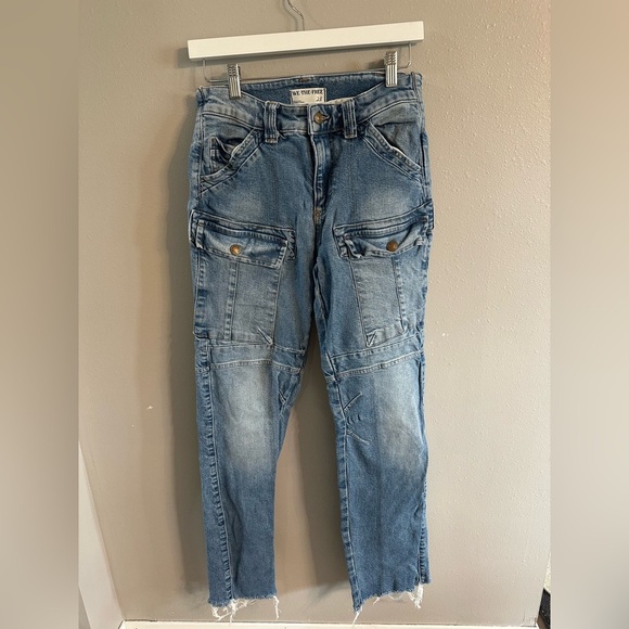 Free People Dream Maker Relaxed Mid Rise Jeans - Picture 2 of 6